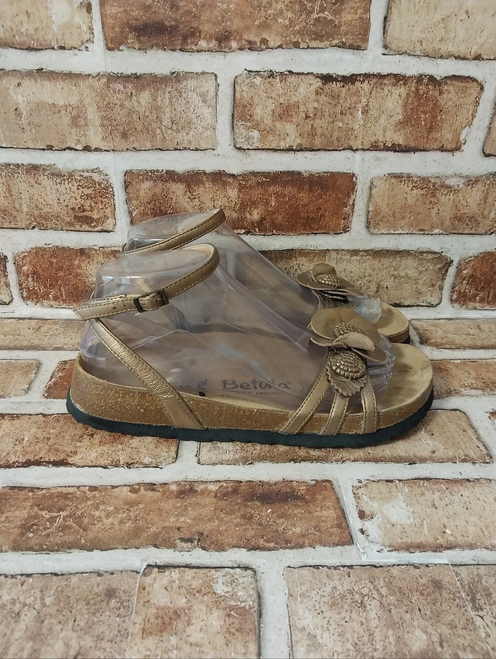 Pre-owned Betula By Birkenstock Floral Ankle Strap Sandals - Picture 2 of 10